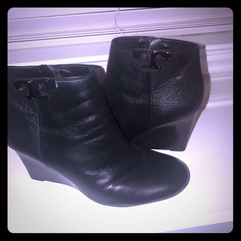 Tory Burch wedge booties